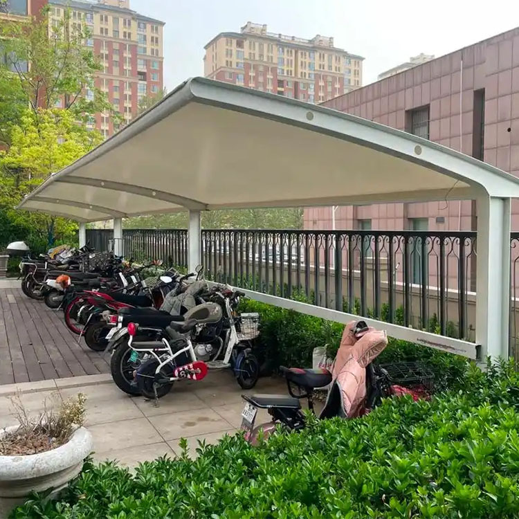 商河县膜结构电动车棚